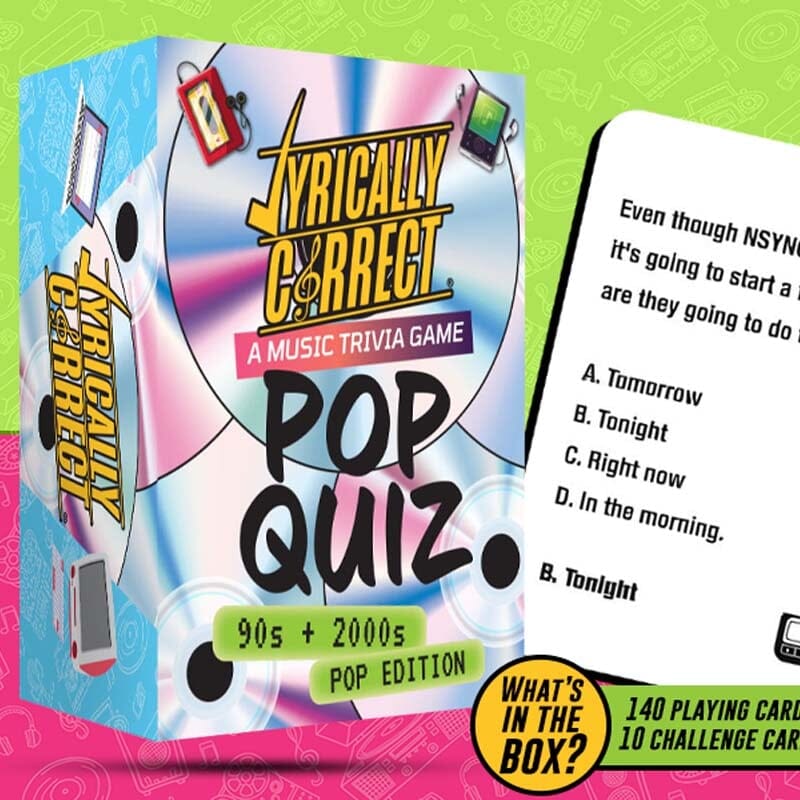 Music Trivia Card Game