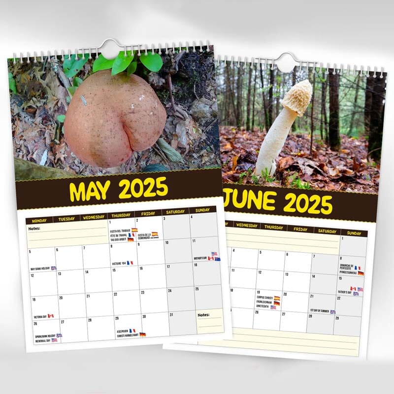 2025 World's Greatest Mushrooms Calendar