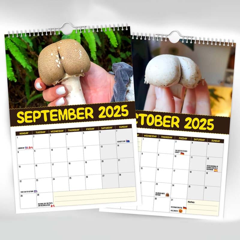 2025 World's Greatest Mushrooms Calendar