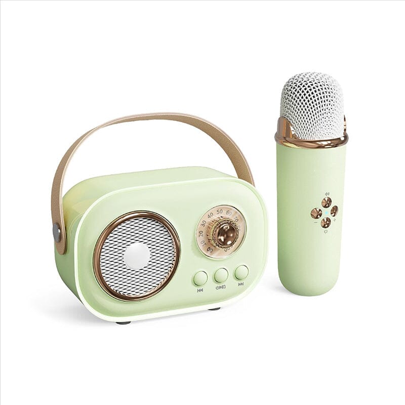 Mini Karaoke Machine With Wireless Microphone