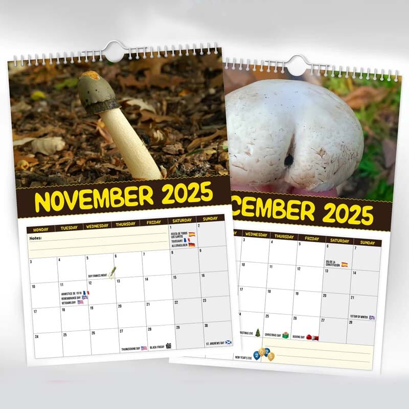 2025 World's Greatest Mushrooms Calendar