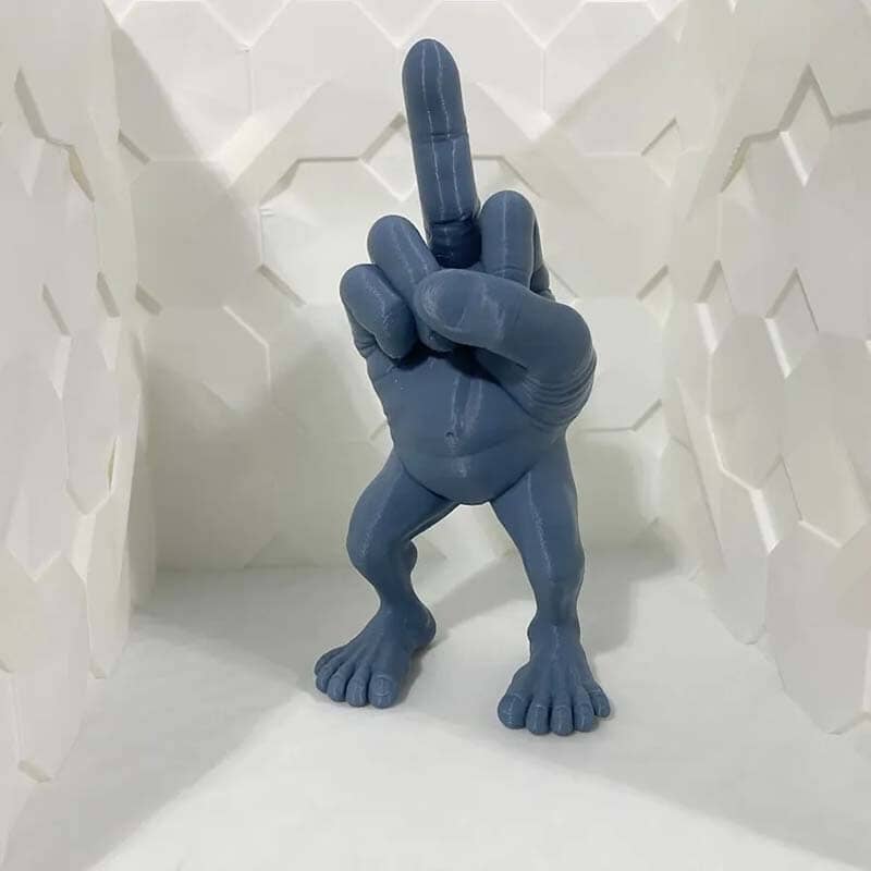 Funny Middle Finger Figure