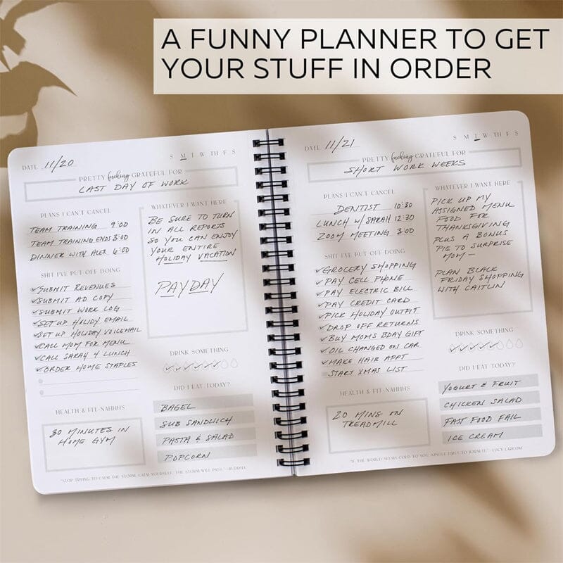 Funny To Do List Planner Notebook