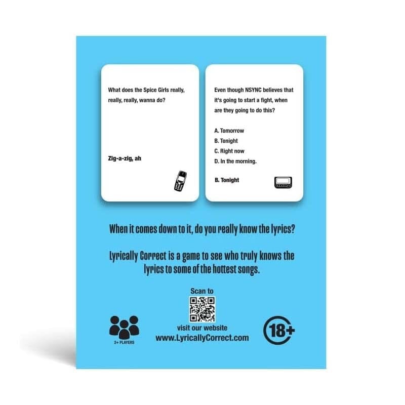 Music Trivia Card Game