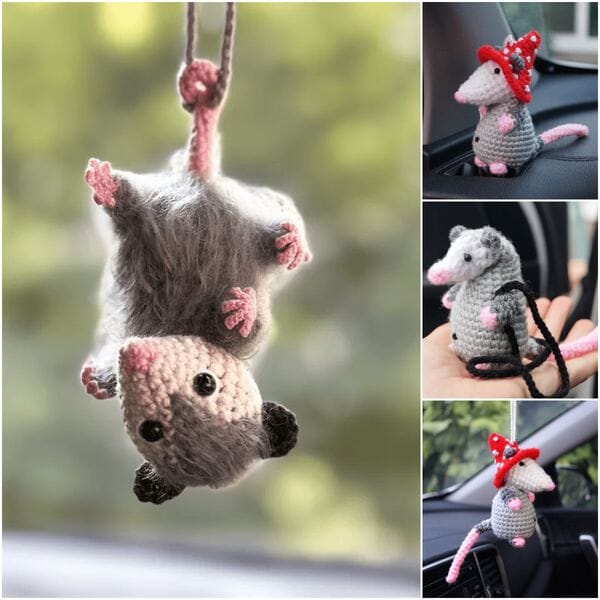 Possum Car Charm