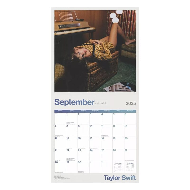 Taylor Swift 2025 Monthly Mini Wall Calendar