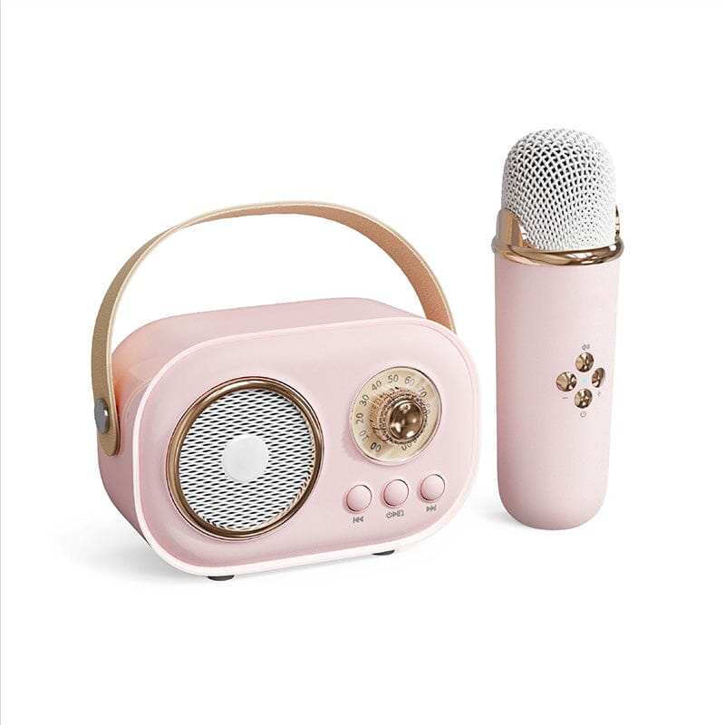 Mini Karaoke Machine With Wireless Microphone