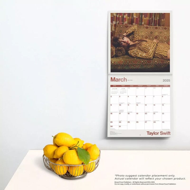 Taylor Swift 2025 Monthly Mini Wall Calendar