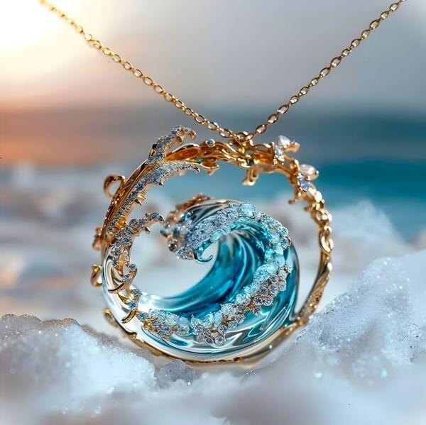 🌊Romance from the sea-Ocean's Oath Necklace🎁