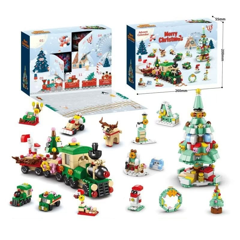 Christmas Advent Calendar Surprise Building Block Set