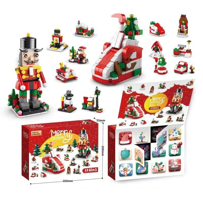 Christmas Advent Calendar Surprise Building Block Set