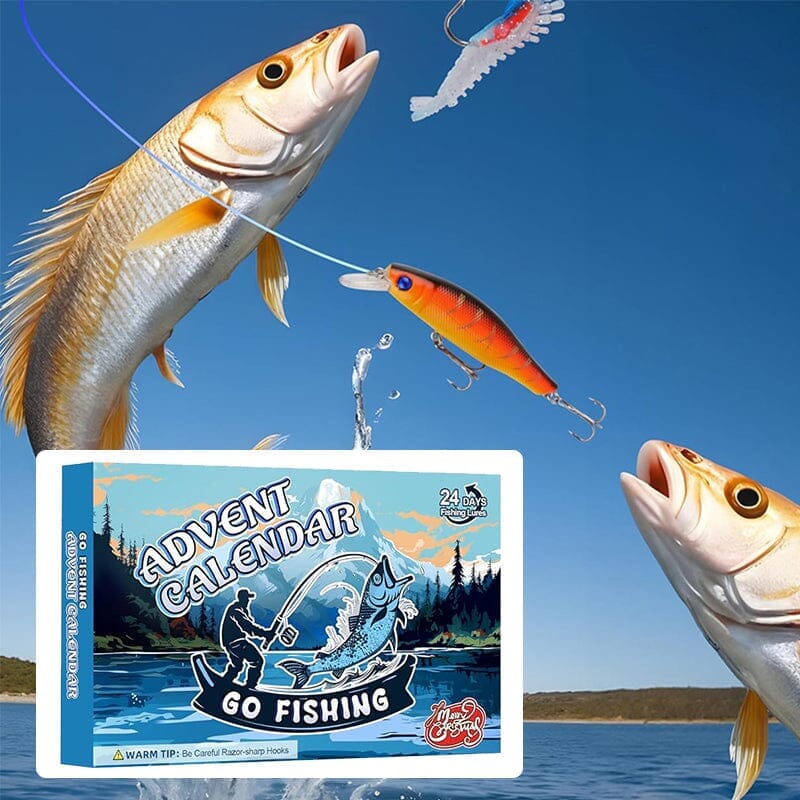 24 Days Christmas Countdown Fish Tackle Set