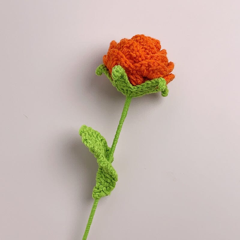 Crochet Flowers Bouquet Handmade Knitted Flower Gift(1pc)