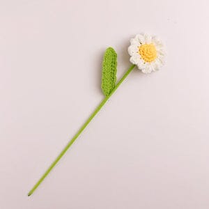 Crochet Flowers Bouquet Handmade Knitted Flower Gift(1pc)