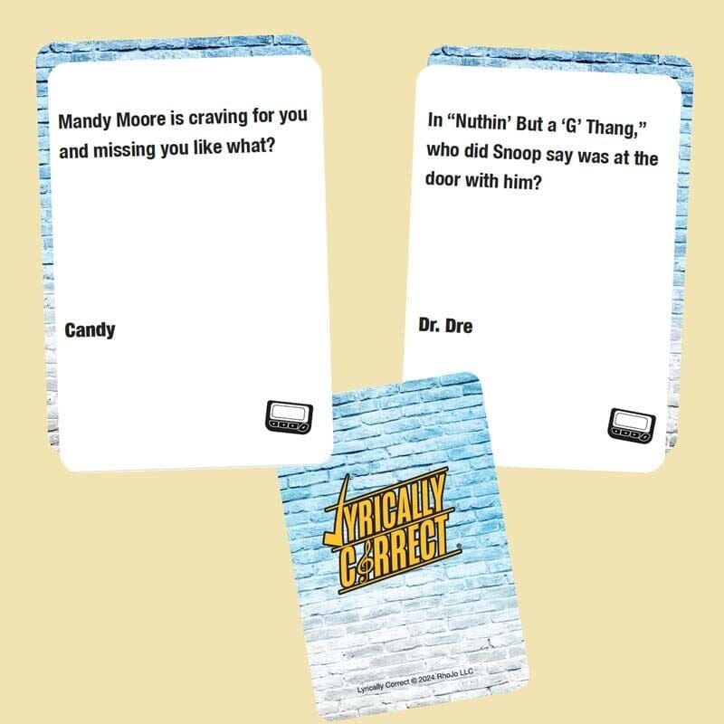 Music Trivia Card Game