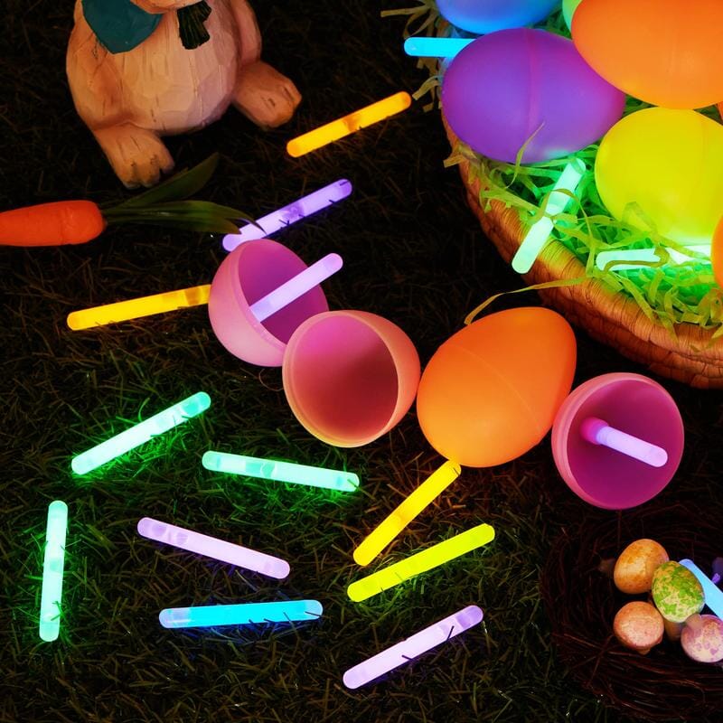 Prefilled Easter Eggs with Toys and Stickers for Egg Hunts