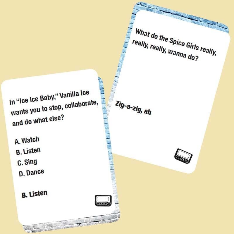 Music Trivia Card Game