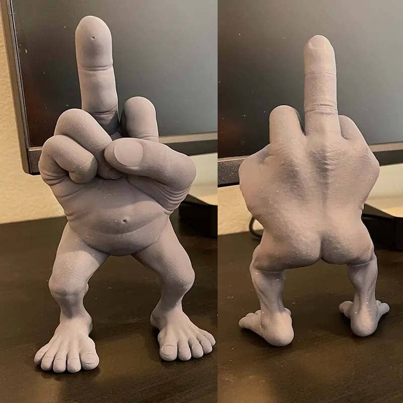 Funny Middle Finger Figure