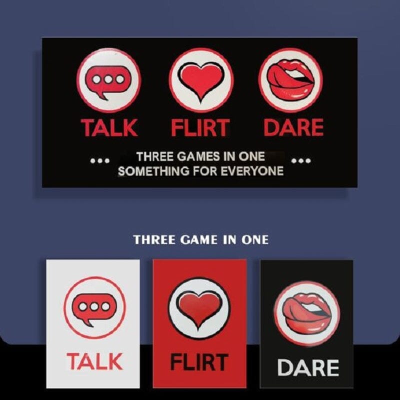 Talk, Flirt, Dare CARD GAME