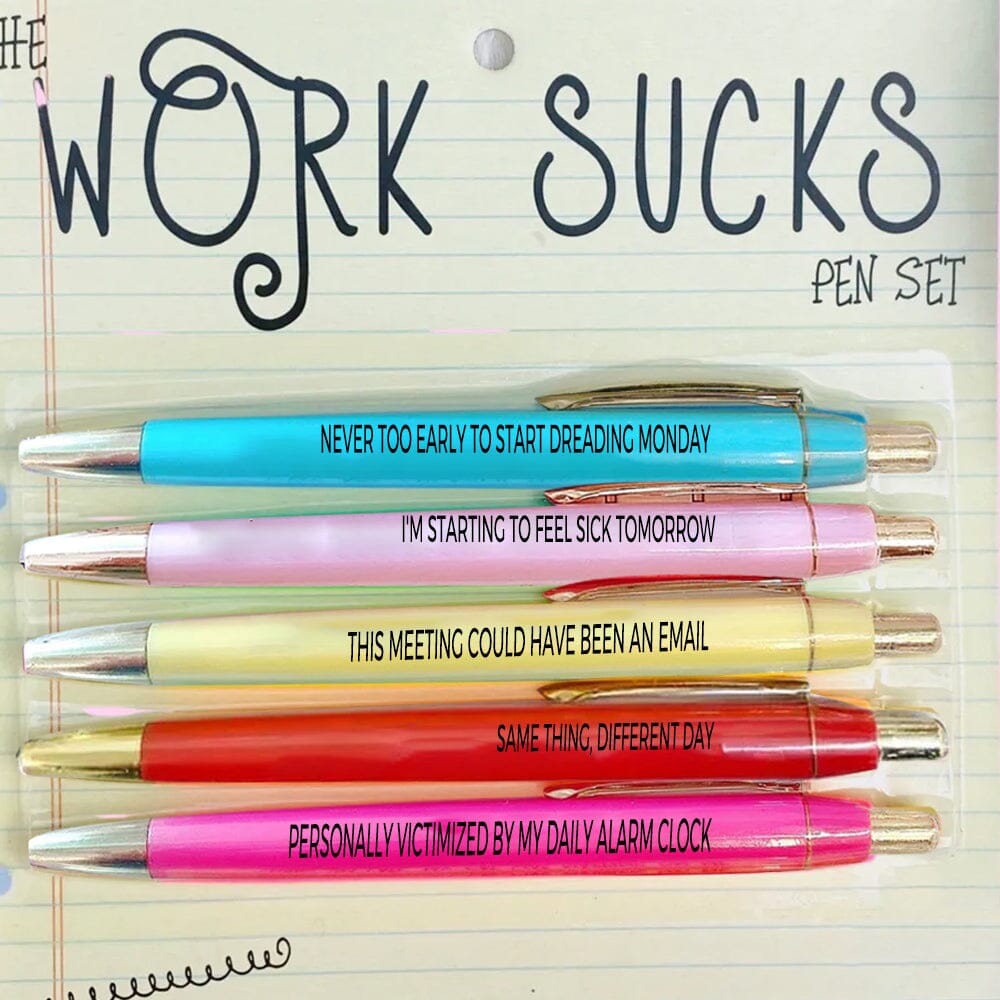 TravelTopp™ Sarcastic Mood Pens (Set of 7)