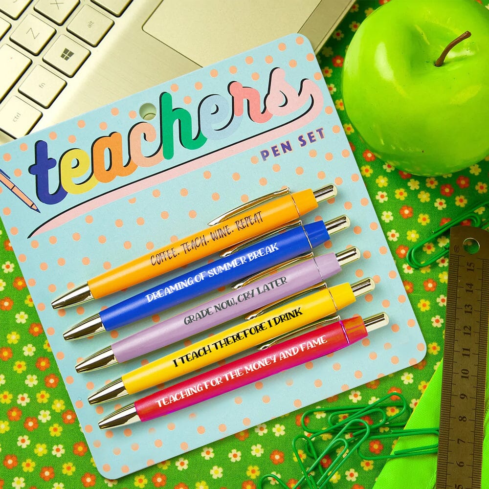 Auch Teacher Appreciation Day Gift 10 PCS Teacher Pens, Funny Teacher Pens,  5 Colors Pens for Teacher Friends, Thanks Teacher Gift, School Supplies for  Teachers - Yahoo Shopping