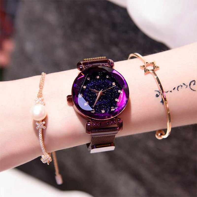 Women Starry Waterproof Watch