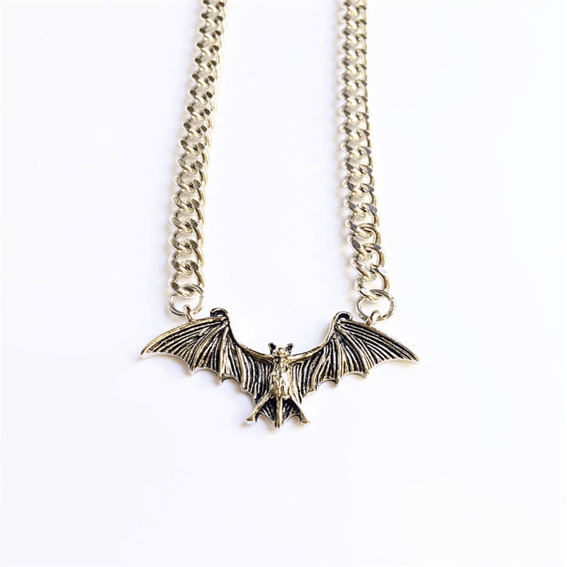 🎃HALLOWEEN🎃Vintage Punk Gothic Bat Chain Necklace