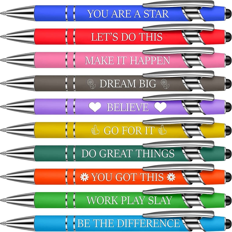 EDSG 10 Pcs Funny Pens Funny Office Pens Funny Pens for Adults