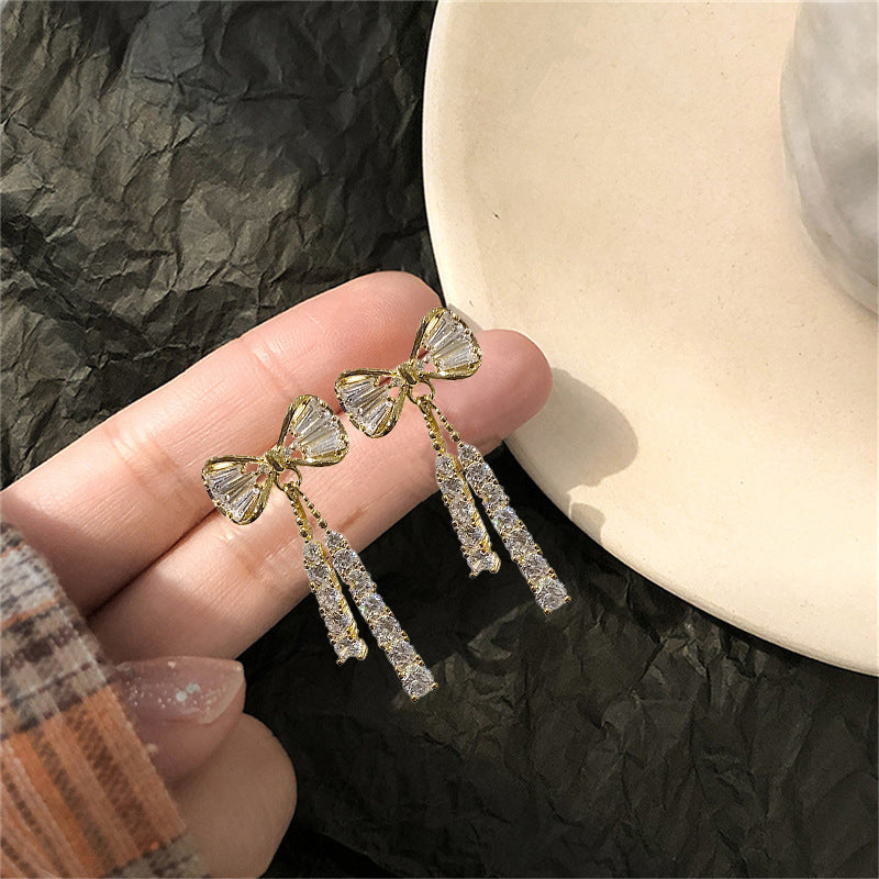 Butterfly Rhinestone Earrings