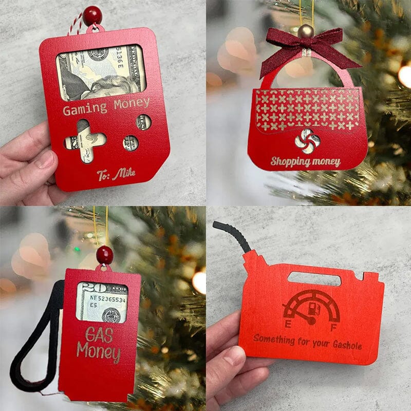 Christmas Gas (Shopping) Money Ornament